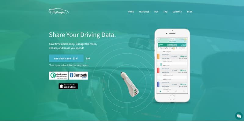 TripDongle product website